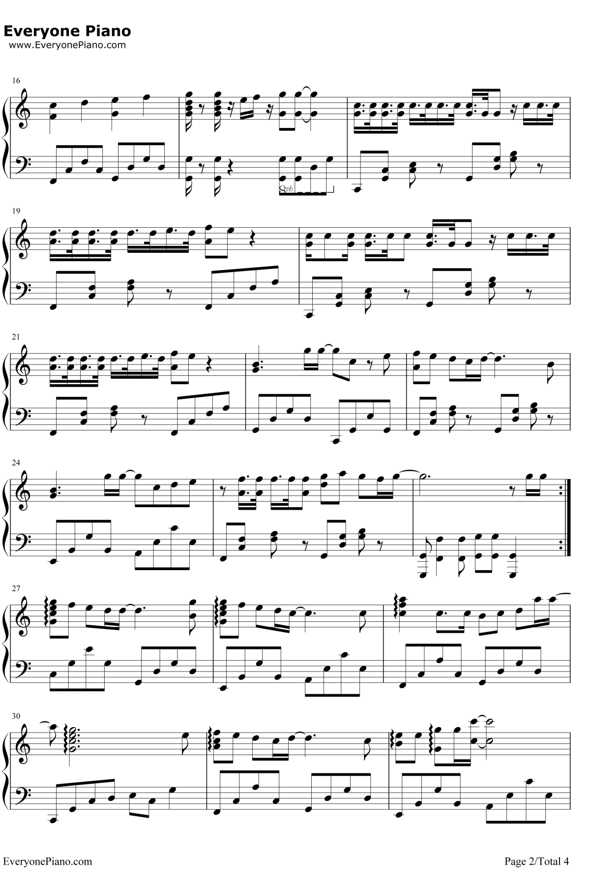 Sentimental Steps钢琴谱-μ's-LoveLive插曲2