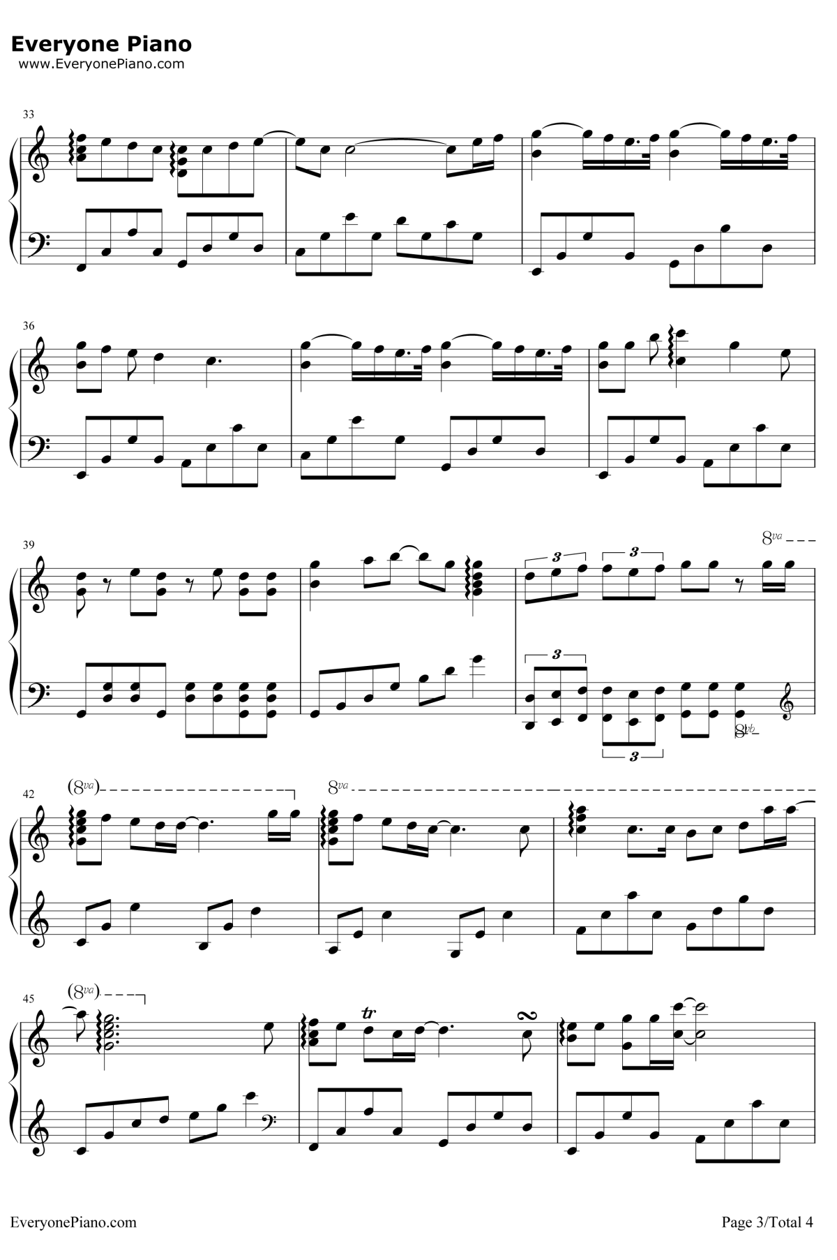 Sentimental Steps钢琴谱-μ's-LoveLive插曲3