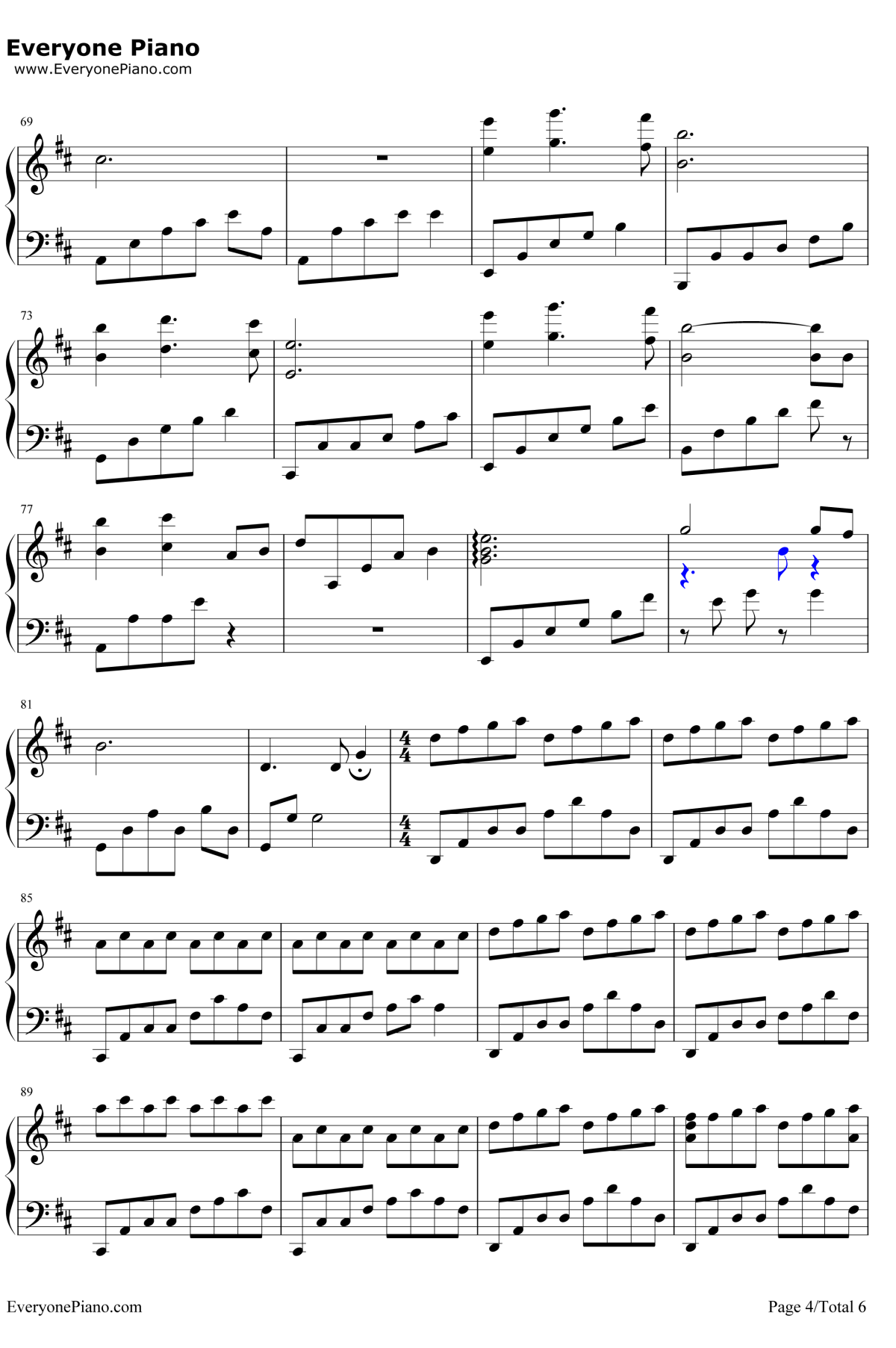 We Had Today钢琴谱-RachelPortman-电影《OneDay》主题曲4