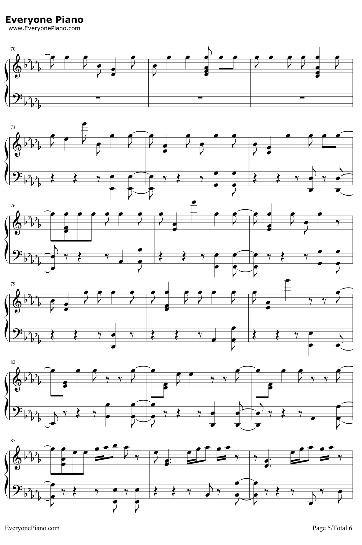 Love So Soft钢琴谱-KellyClarkson5