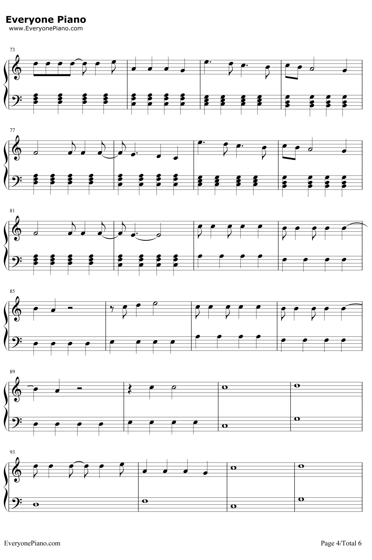 I Know Places钢琴谱-TaylorSwift4