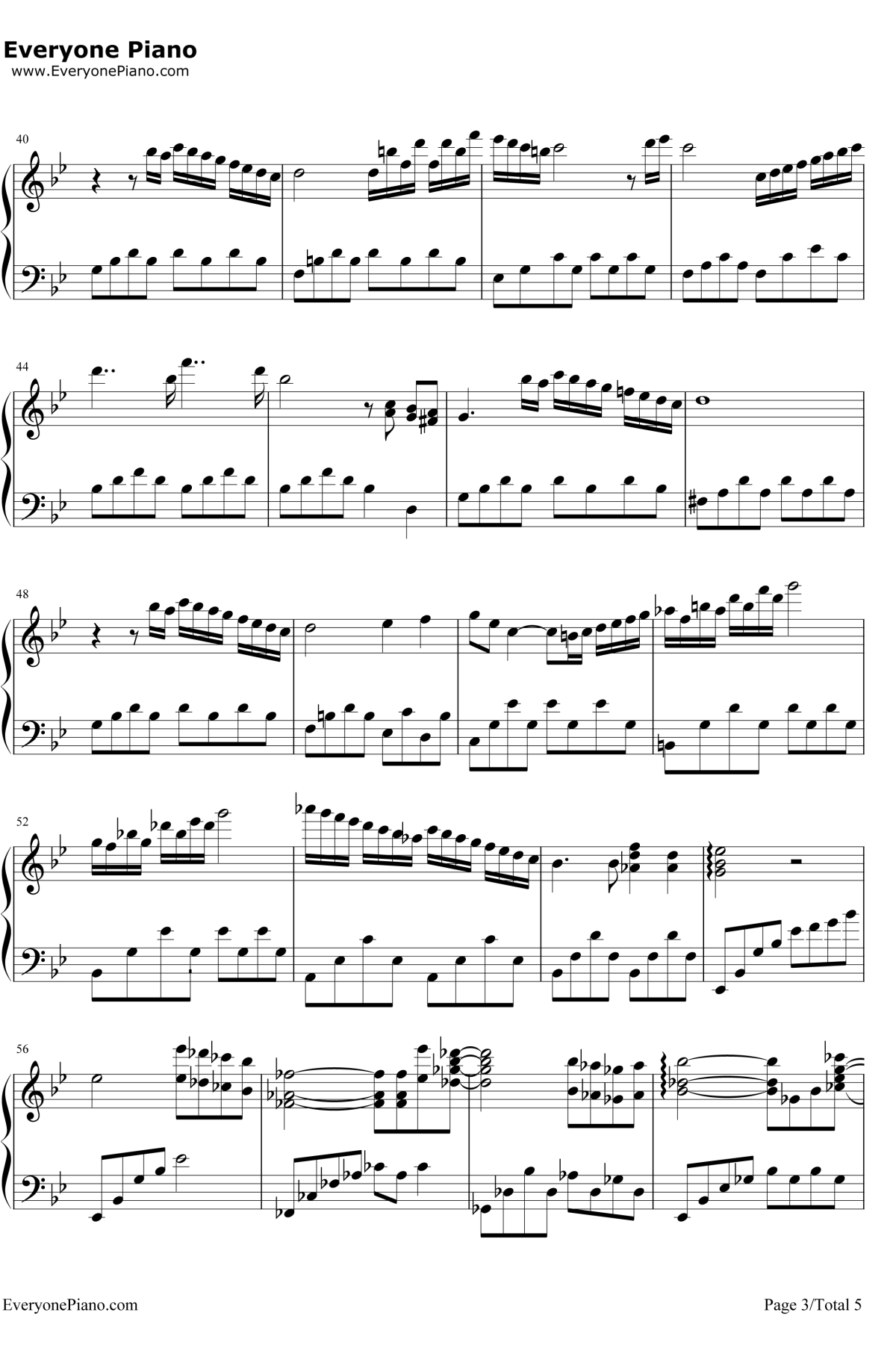 Hatsukoi钢琴谱-久石让-《初恋》（はつ恋）主题曲3