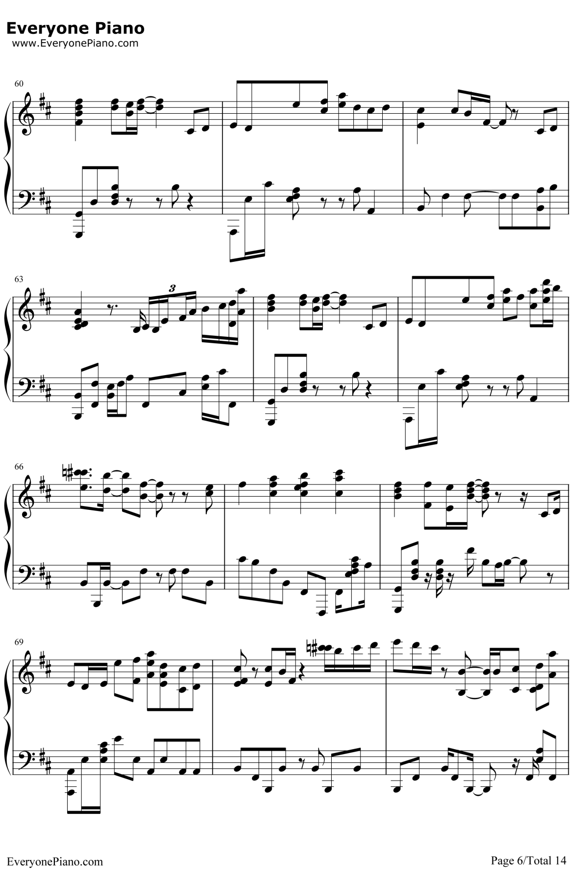 鸟之诗钢琴谱-Lia-动画AIR主题曲6