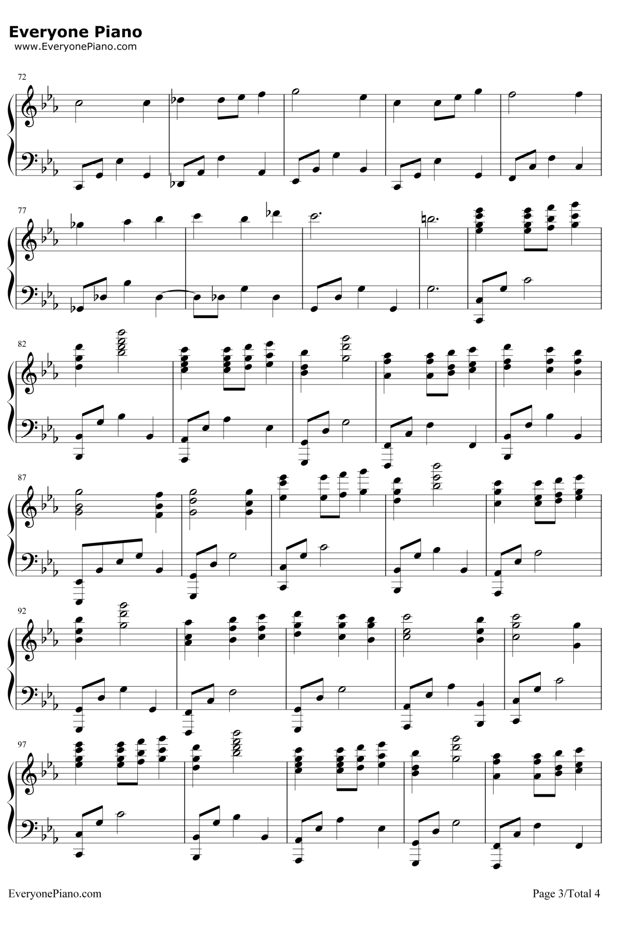 Town of Windmill钢琴谱 -a_hisa3