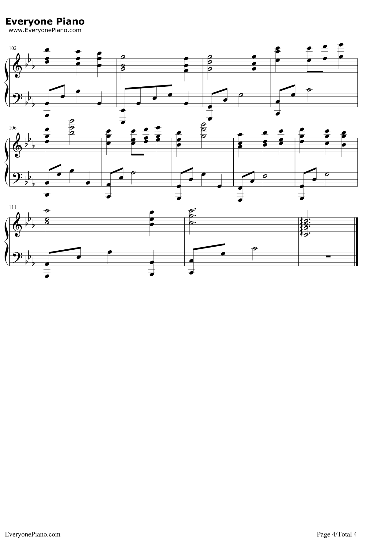 Town of Windmill钢琴谱 -a_hisa4