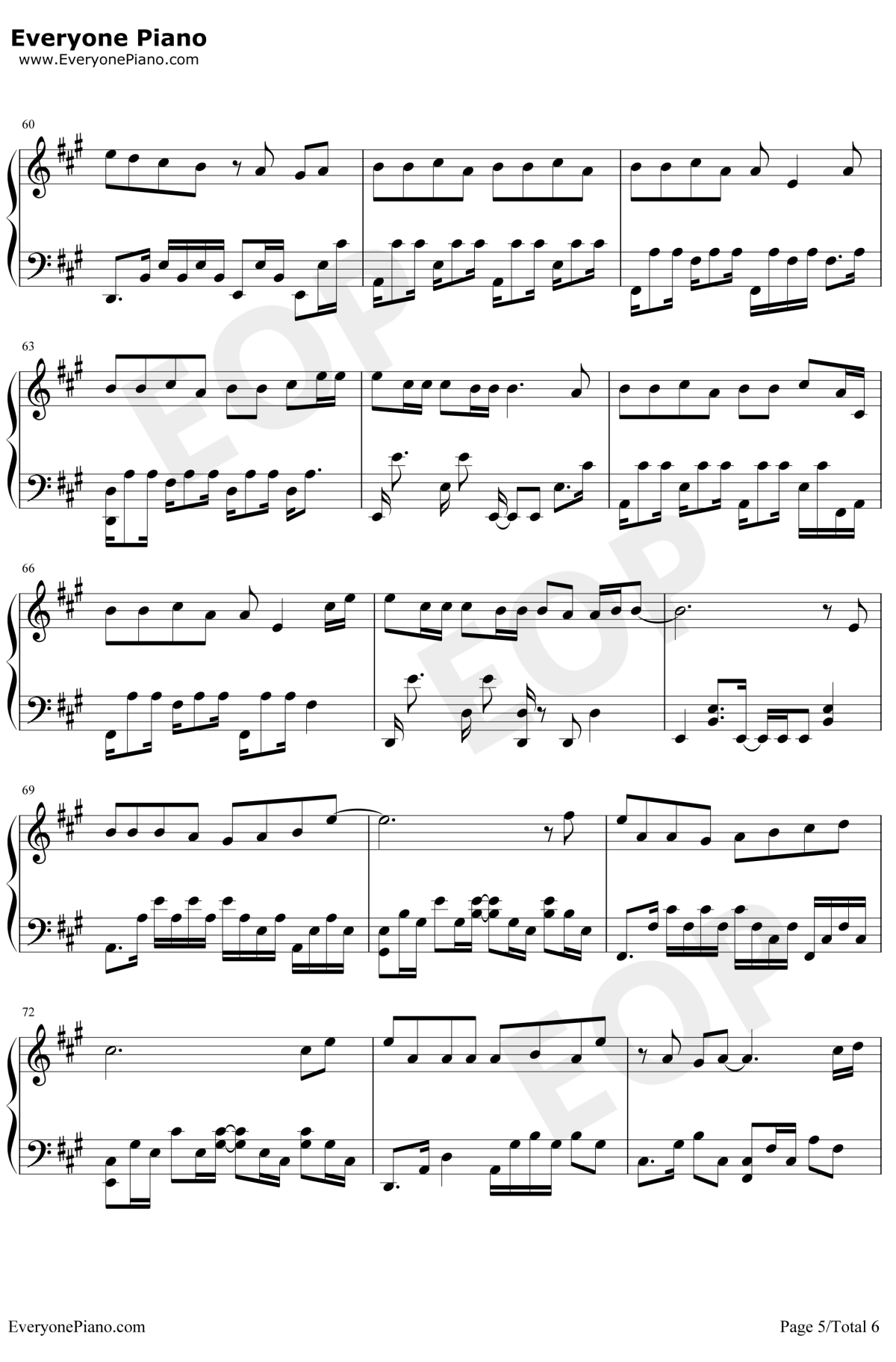 怎么了钢琴谱 - 周兴哲5