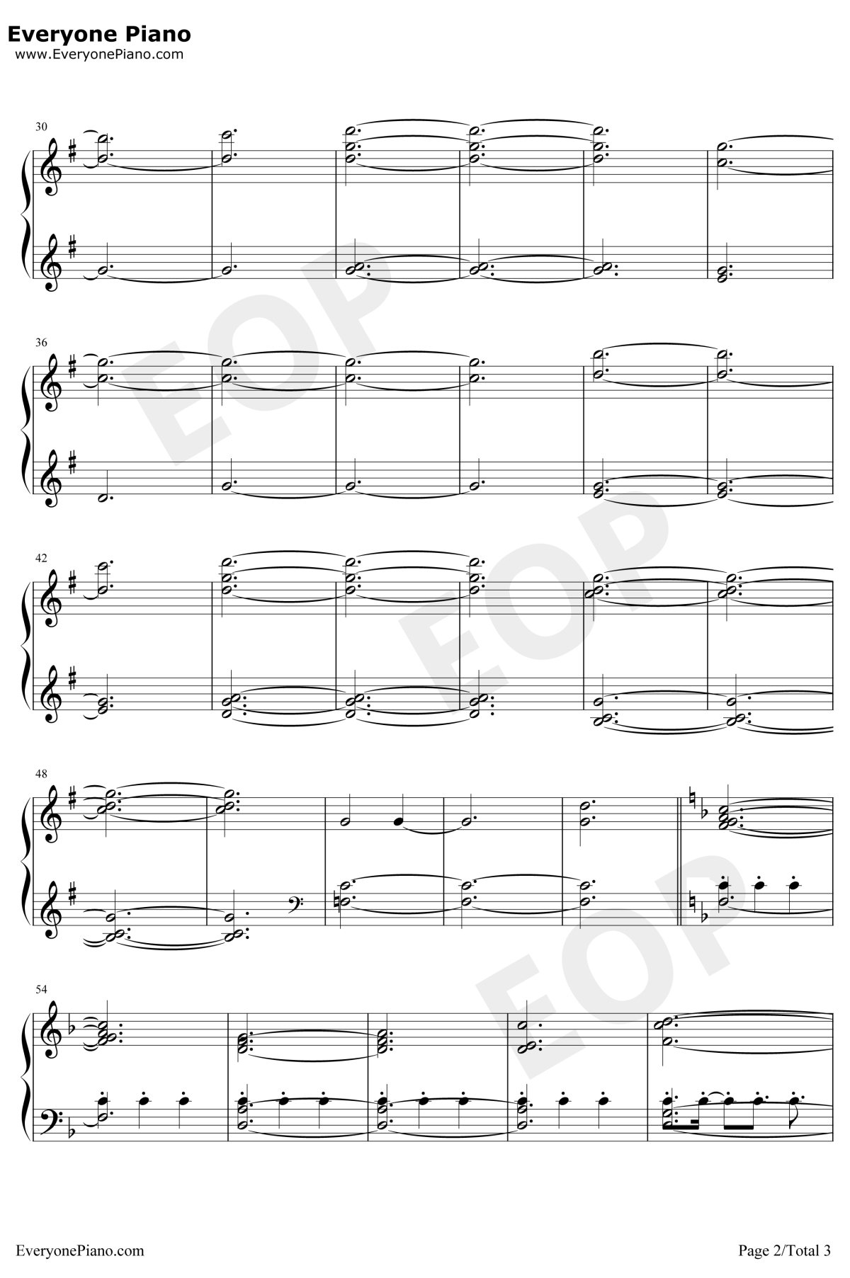 Together钢琴谱-HenryJackman-大侦探皮卡丘OST2