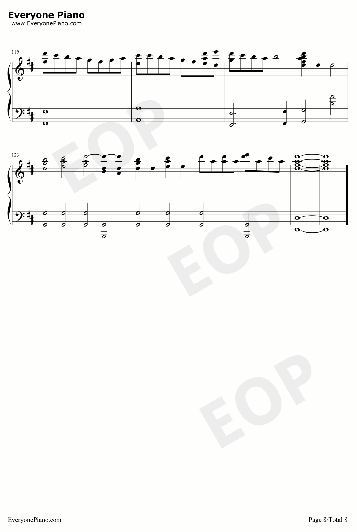 In This Together钢琴谱-Steven Price Ellie Goulding-我们的星球主题曲8