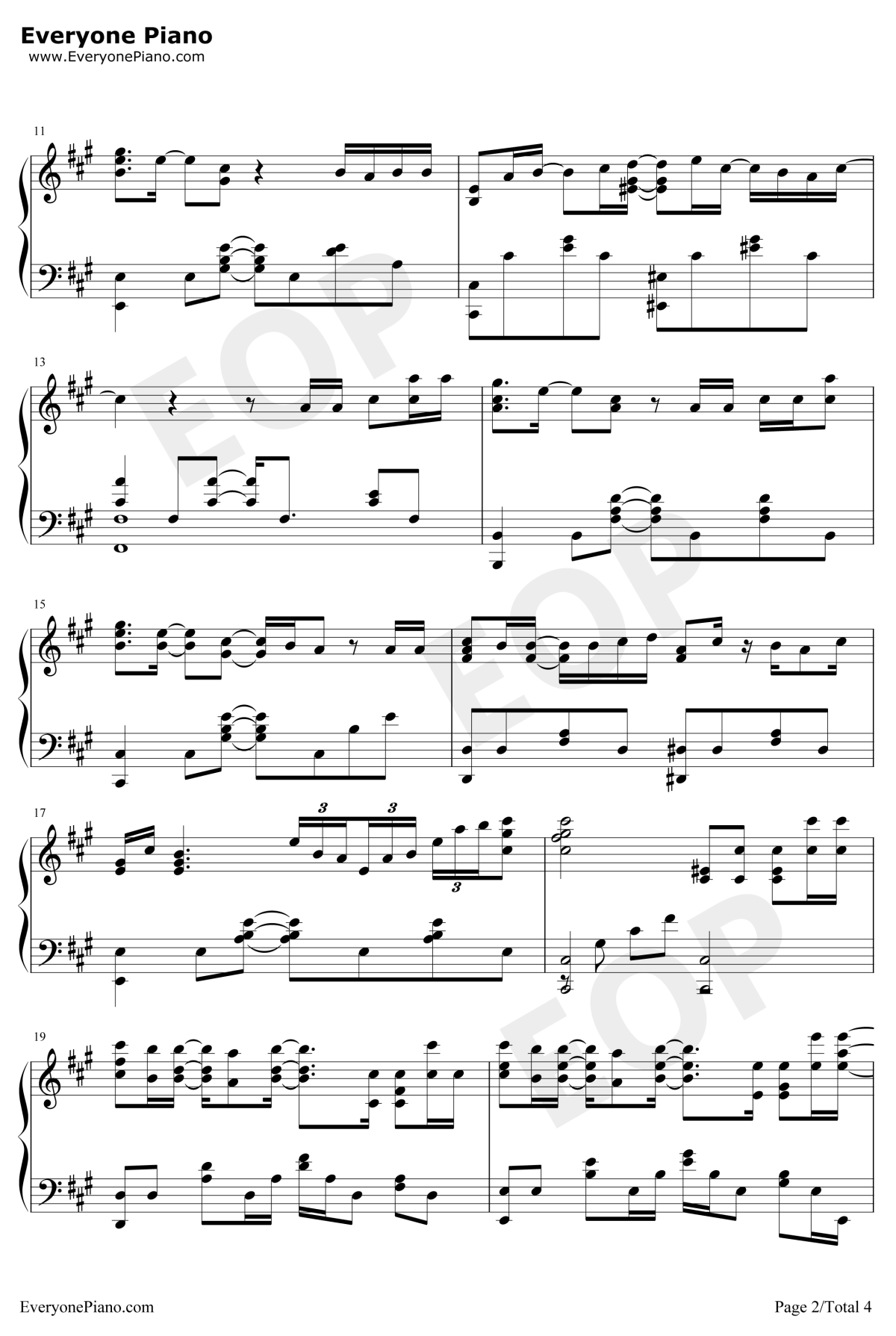 あたしが隣にいるうちに钢琴谱-藤川千爱-盾之勇者成名录ED2