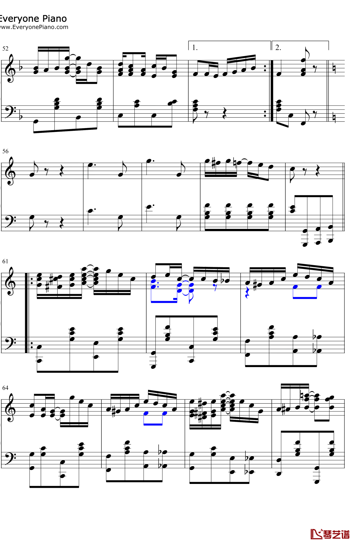 Felicity Rag钢琴谱-ScottJoplin4